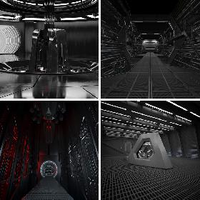 Sci Fi Interiors Set #2